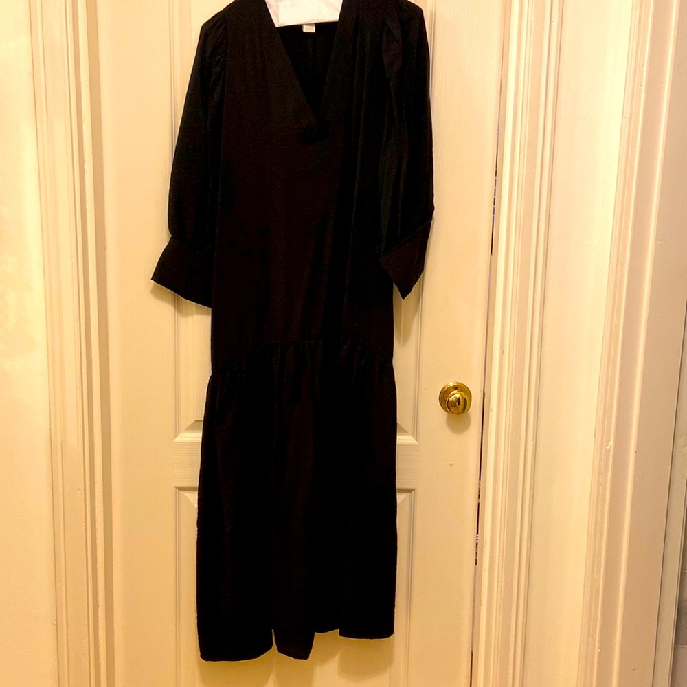 Black dress. Prairie style. Never worn